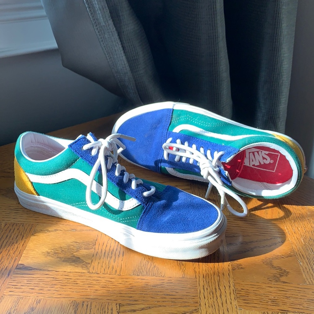 Vans multicolored shoes- women’s 8 / men’s 6.5